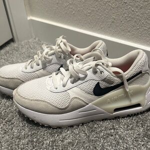 Nike White and Black Air Sneakers